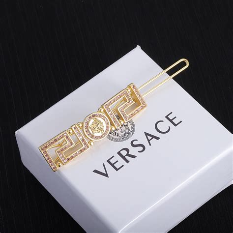 versace hair pin replica|versace hair accessories women.